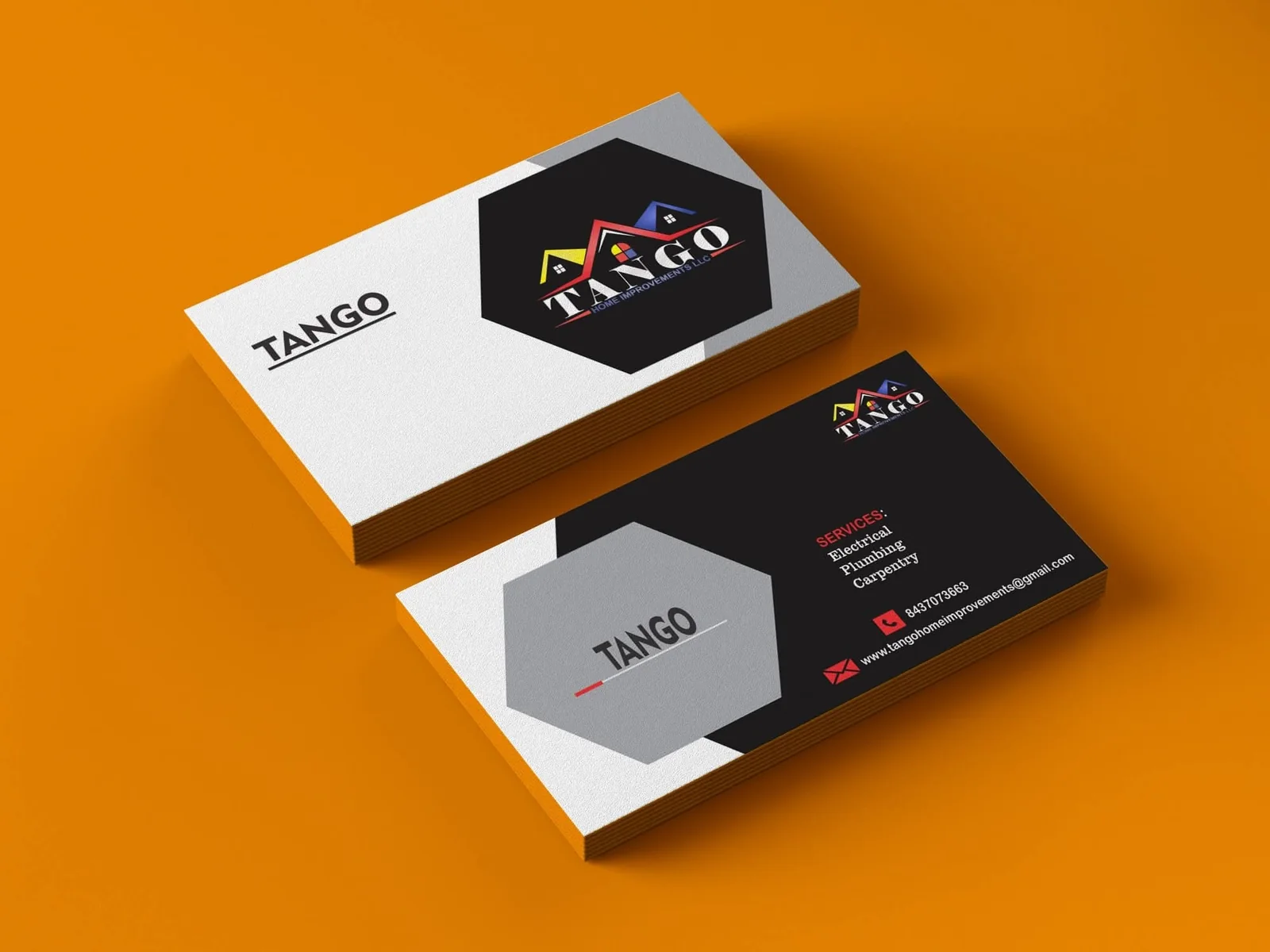Tango Home Improvements business cards – Tango Home Improvements LLC